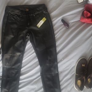 Copper key leather pants!!